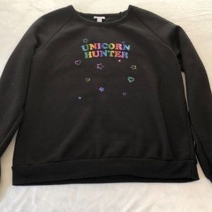 🌻LAST CHANCE🌻LuLaRoe Unicorn 🦄 Hunter Sweatshirt
